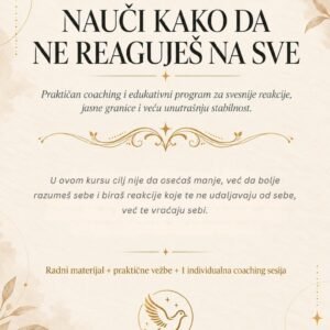 Nauči kako da ne reaguješ na sve